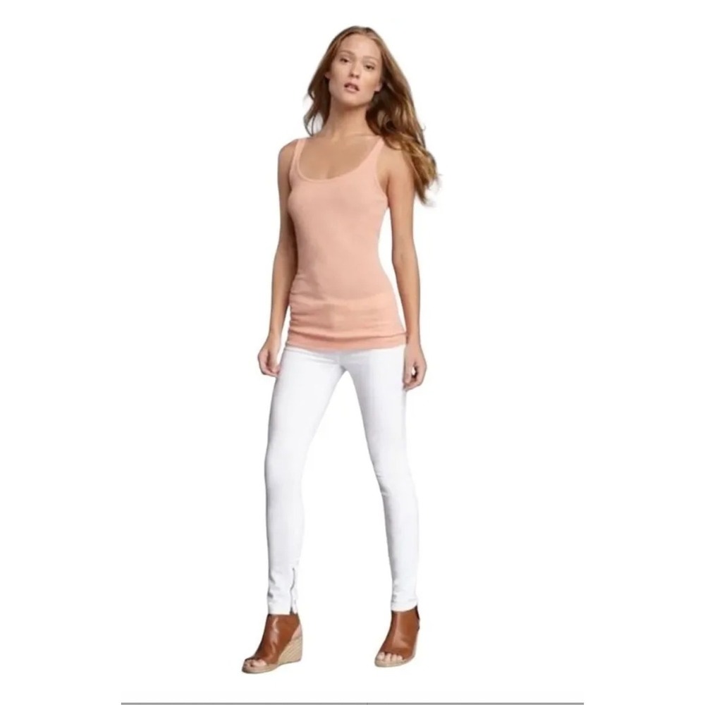 Vince Calgary White Skinny Ankle Zip Jeans DV117-2241 Womens‎ 27 Low Rise